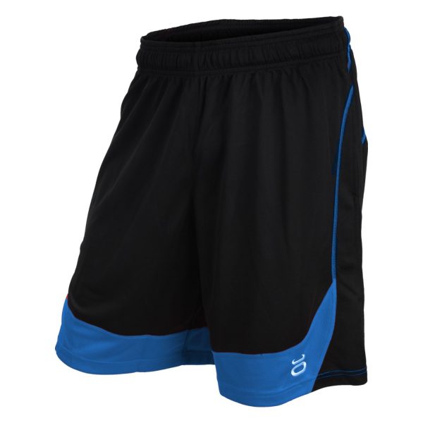 Download Twisted Mock Mesh Shorts (Black/Sky) | Jaco Athletics